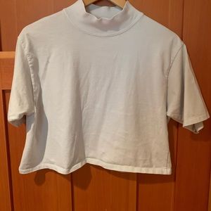 Brandy Melville mock neck light blue